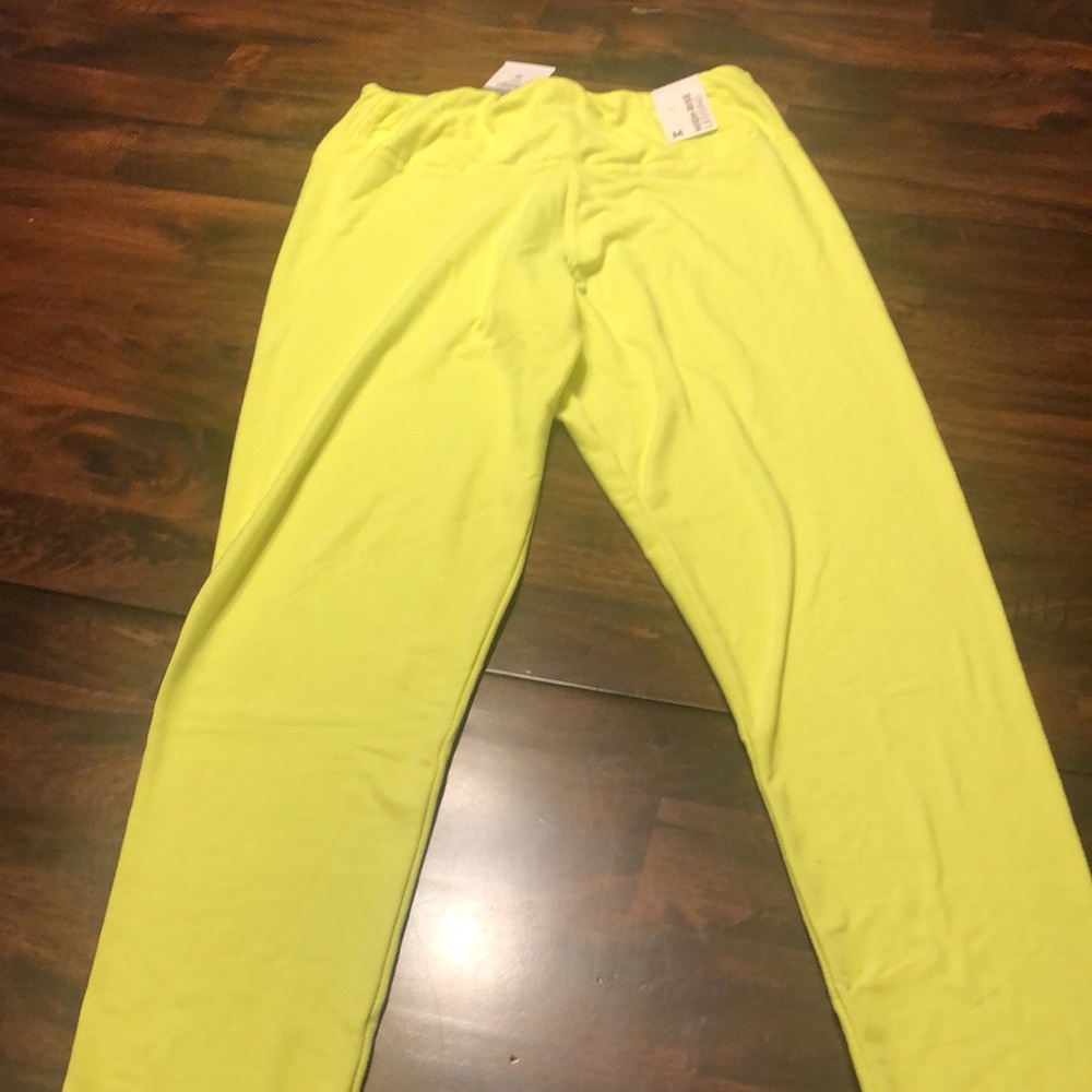 Neon Yellow Leggings